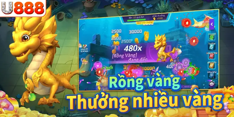Bắn cá Rồng Vàng – Vũ trụ đại dương rực lửa
