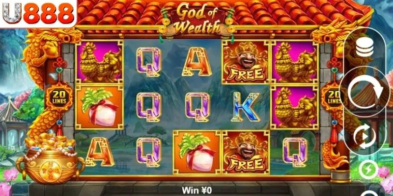 Giao diện game nổ hũ thần tài thân thiện dễ làm quen