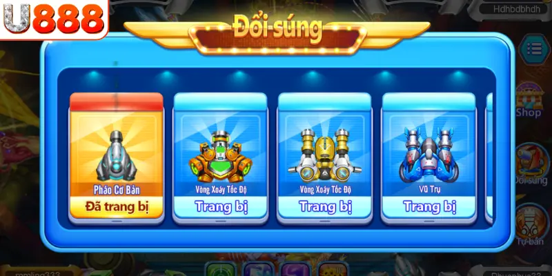 Ưu điểm khi chơi bắn cá U888